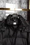 Burberry Black polyamide down jacket for men - hood. two pockets. Insulation: 100% down. buttons. 100% polyamide. Country of manufacture: Italy. Care: specialized cleaning - photo 9