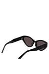 Black acetate sunglasses for women Balenciaga - Decoration: logo on the bracket. 100% acetate. Country of manufacture: Italy. Care: specialized cleaning - photo 4