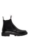 Celine Black leather boots for women - 100% genuine leather. Heel height: 3.5 centimeters. Fastener: elastic insert. Country of manufacture: Italy. Care: specialized cleaning - photo 1