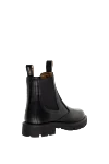 Black leather boots for women Celine - 100% genuine leather. Heel height: 3.5 centimeters. Fastener: elastic insert. Country of manufacture: Italy. Care: specialized cleaning - photo 4