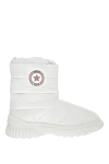 Dior White polyamide boots for women - logo. 100% polyamide. Country of manufacture: Italy. Care: specialized cleaning - photo 1