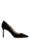 Jimmy Choo Туфлі з замші чорні жіночі - 100% замша. Висота підборів: 9 см. Країна виробник: Италия. Догляд: спеціалізоване чищення - фото 1