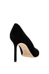 Туфлі з замші чорні жіночі Jimmy Choo - 100% замша. Висота підборів: 9 см. Країна виробник: Италия. Догляд: спеціалізоване чищення - фото 4