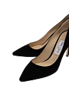 Jimmy Choo Туфлі з замші чорні жіночі - 100% замша. Висота підборів: 9 см. Країна виробник: Италия. Догляд: спеціалізоване чищення - фото 5