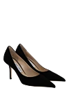 Jimmy Choo Black suede shoes for women - 100% suede. Heel height: 9 cm. Country of manufacture: Italy. Care: specialized cleaning - photo 3