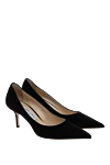 Jimmy Choo Black suede shoes for women - 100% suede. Heel height: 6.5 cm. Country of manufacture: Italy. Care: specialized cleaning - photo 3