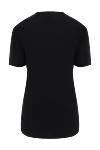 Black linen T-shirt for women Isabel Marant - logo print. 100% linen. Country of manufacture: Italy. Care: specialized cleaning - photo 6