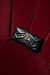 Портмоне зі шкіри чорне жіноче Gucci - позолочені металеві деталі. 100% натуральна шкіра. Країна виробник: Италия. Догляд: спеціалізоване чищення - фото 6