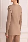 Beige cotton jumper for women Brunello Cucinelli - 100% cotton. Country of manufacture: Italy. Care: specialized cleaning - photo 4
