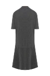 Gray cashmere dress for women Brunello Cucinelli - Decoration: contrast stripe around the neck, decorative chest pocket. 100% cashmere. Country of manufacture: Italy. Care: specialized cleaning - photo 6