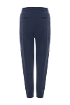 Blue cotton and polyamide pants for men Brunello Cucinelli - 93% cotton, 7% polyamide. Country of manufacture: Italy. Care: specialized cleaning - photo 6