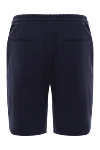 Blue cotton and polyamide shorts for men Brunello Cucinelli - 94% cotton, 6% polyamide. Country of manufacture: Italy. Care: specialized cleaning - photo 6