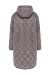Brunello Cucinelli Parka made of polyester and fur gray for women - quilted surface. hood. polyester, natural fur. zipper. Country of manufacture: Italy. Care: specialized cleaning - photo 7