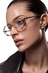 Окуляри для захисту від сонця золотисті жіночі Balmain - пластик, метал. Країна виробник: Франция. Догляд: спеціалізоване чищення - фото 6