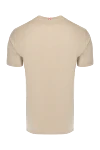 Beige cotton T-shirt for men MC2 Saint Barth - Composition: 100% cotton. Country of manufacture: Italy. Care: specialized cleaning - photo 6