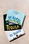 MC2 Saint Barth Темно-зелена бавовняна футболка з яскравим написом Save Water Drink Tequila (уцінка) - 100% бавовна. Країна виробник: Італія. Догляд: спеціалізоване чищення - фото 7
