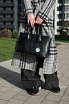 Кросівки зі шкіри чорні жіночі Brunello Cucinelli - хутряне оздоблення. 100% натуральна шкіра. шнурівка. Країна виробник: Італія. Догляд: спеціалізоване чищення - фото 6