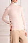 Loro Piana Гольф из кашемира розовый женский - 100% кашемир. Страна производитель: Италия. Уход: специализированная чистка - фото 3