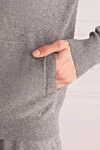 Loro Piana Костюм прогулянковий з кашеміру сірий жіночий - капюшон. п'ять кишень. 100% кашемір. блискавка. Країна виробник: Италия. Догляд: спеціалізоване чищення - фото 5