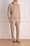 Cesare di Napoli Beige men's walking suit - 45% wool, 30% viscose, 25% cashmere. Country of manufacture: Italy. Care: specialized cleaning - photo 3