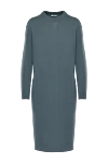 Peserico Green dress for women - 70% wool, 20% silk, 10% cashmere. Country of manufacture: Italy. Care: specialized cleaning - photo 1