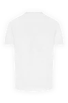 White cotton T-shirt for men Limitato - logo. 100% cotton. Country of manufacture: Italy. Care: specialized cleaning - photo 6