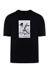 Limitato Black cotton T-shirt for men - 100% cotton. Country of manufacture: Italy. Care: specialized cleaning - photo 1