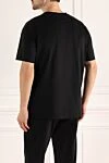 Black cotton T-shirt for men Limitato - 100% cotton. Country of manufacture: Italy. Care: specialized cleaning - photo 4