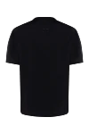 Black cotton T-shirt for men Limitato - 100% cotton. Country of manufacture: Italy. Care: specialized cleaning - photo 6