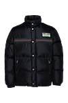 Gucci Black polyamide down jacket for men - 100% polyamide. buttons, zippers. two side. Insulation: down. Country of manufacture: Italy. Care: specialized cleaning - photo 1