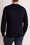 Long sleeve wool and cashmere sweater blue for men Brunello Cucinelli - 10% cashmere, 90% wool. Country of manufacture: Italy. Care: specialized cleaning - photo 4