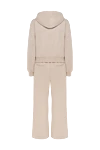 Brunello Cucinelli Walking suit made of cotton beige for women - hood. four pockets. 98% cotton, 2% elastane. zipper, drawstring. Country of manufacture: Italy. Care: specialized cleaning - photo 7