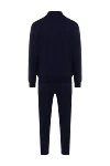 Men's walking suit made of cotton and polyamide blue Brunello Cucinelli - 93% cotton, 7% polyamide. Closure: zipper. Country of manufacture: Italy. Care: specialized cleaning - photo 6