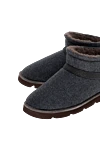 Brunello Cucinelli Gray women's fur ugg boots - Monili ribbon. 100% fur. Sole height: 3 cm. Country of manufacture: Italy. Care: specialized cleaning - photo 5