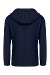 Sports sweatshirt made of cotton and elastane blue for men Kiton - 96% cotton, 4% elastane. Country of manufacture: Italy. Care: specialized cleaning - photo 6