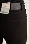 Citizens of Humanity Black jeans for women - contrasting seams. three front pockets, two back pockets. 88% cotton, 10% polyester, 2% spandex. zipper, buttons. Country of manufacture: Italy. Care: specialized cleaning - photo 5