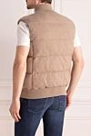 Cashmere vest beige for men Svevo - 100% cashmere. Country of manufacture: Italy. Care: specialized cleaning - photo 4