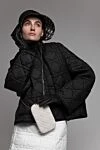 Dior Куртка из полиэстера черная женская - стеганая ткань . 100% полиэстер. пуговицы. Страна производитель: Франция. Уход: специализированная чистка - фото 7