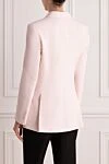 Women's pink viscose and lyocell jacket P.A.R.O.S.H. - 72% viscose, 28% lyocell. Closure: buttons. two side pockets, one chest pocket. Country of manufacture: Italy. Care: specialized cleaning - photo 4