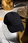 Loro Piana Cashmere cap for men gray - 100% cashmere. Country of manufacture: Italy. Care: specialized cleaning - photo 5