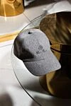 Loro Piana Men's cashmere cap gray - logo. 100% cashmere. Country of manufacture: Italy. Care: specialized cleaning - photo 5