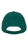 Men's polyester cap green Loro Piana - logo. 100% polyester. Country of manufacture: Italy. Care: specialized cleaning - photo 4