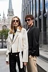 Balmain Майка женская черная - логотип. 39% хлопок, 39% модал, 12% эластан, 10% полиамид. Страна производитель: Франция. Уход: специализированная чистка - фото 7