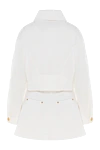 Balmain White cotton suit with skirt for women - buttons. 100% cotton. Closure: buttons. two chest pockets. Country of manufacture: Italy. Care: specialized cleaning - photo 7