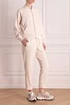 Peserico Walking suit made of cotton and elastane for women beige - 97% cotton, 3% elastane. Closure: zipper. two side pockets. Country of manufacture: Italy. Care: specialized cleaning - photo 3