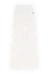 Pants of their cotton and elastane women's white Peserico - 98% cotton, 2% elastane. Closure: button, zipper. two side pockets, two back pockets. Country of manufacture: Italy. Care: specialized cleaning - photo 6