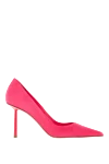 Le Silla Pink suede heels for women - 100% suede. Heel height: 80 mm. Country of manufacture: Italy. Care: specialized cleaning - photo 1