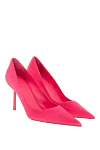 Le Silla Pink suede heels for women - 100% suede. Heel height: 80 mm. Country of manufacture: Italy. Care: specialized cleaning - photo 3