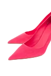 Le Silla Pink suede heels for women - 100% suede. Heel height: 80 mm. Country of manufacture: Italy. Care: specialized cleaning - photo 5