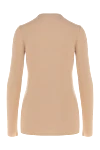 Polo with long sleeves made of viscose beige Khaite - 100% viscose. Closure: buttons. Country of manufacture: Italy. Care: specialized cleaning - photo 6